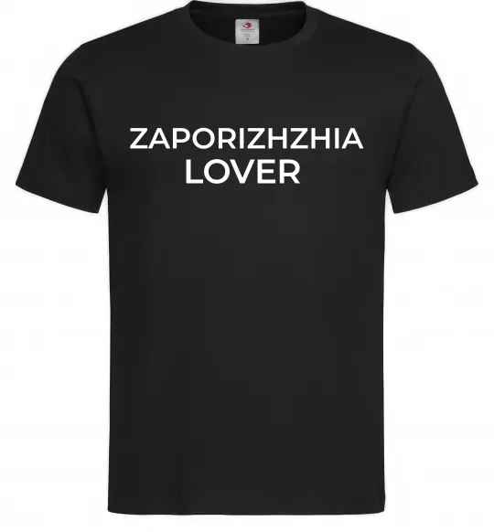 Чоловіча футболка Zaporizhzhia lover Чорний фото