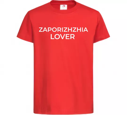 Детская футболка Zaporizhzhia lover Красный фото