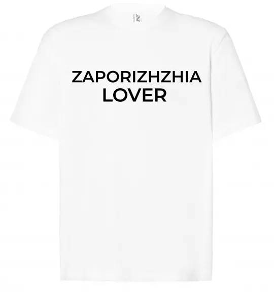 Футболка Оверсайз Zaporizhzhia lover Белый фото
