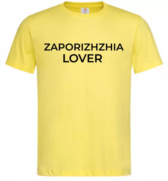 Чоловіча футболка Zaporizhzhia lover Лимонний фото