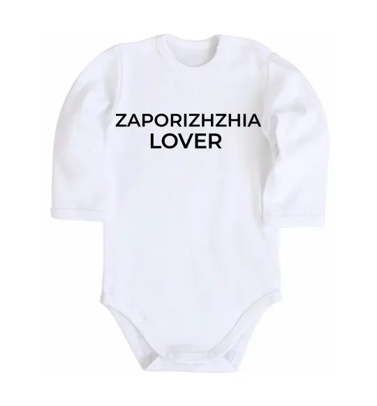 Дитячий бодік Zaporizhzhia lover Білий фото
