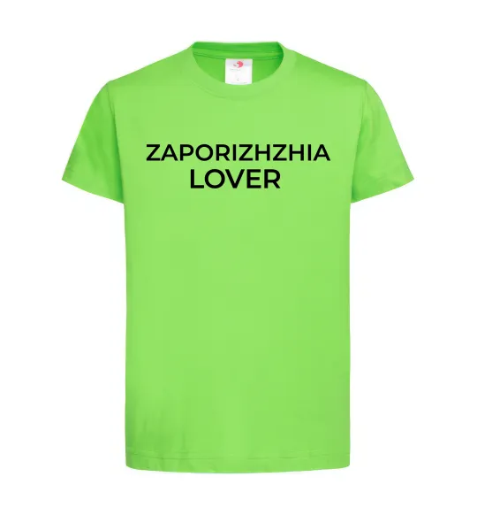 Детская футболка Zaporizhzhia lover Лаймовый фото
