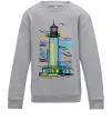 Детский Свитшот Одеса райони Серый меланж фото