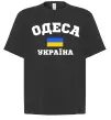 Футболка Оверсайз Одеса Україна Черный фото