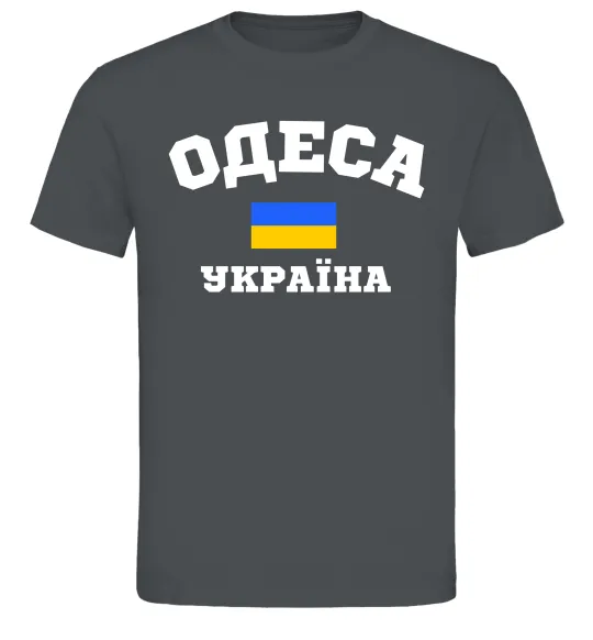 Мужская футболка Одеса Україна Графит фото