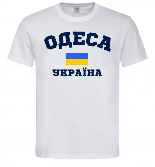 Мужская футболка Одеса Україна Белый фото