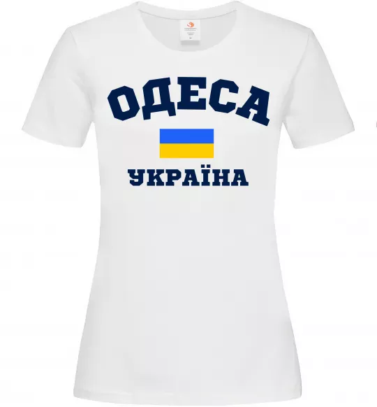 Женская футболка Одеса Україна Белый фото