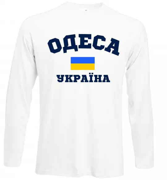 Лонгслив Одеса Україна Белый фото