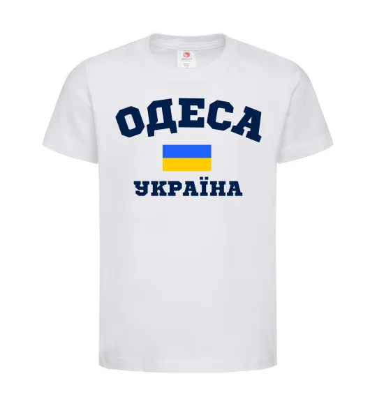 Детская футболка Одеса Україна Белый фото