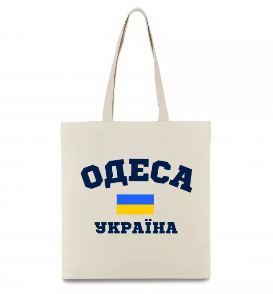 Эко-сумка Одеса Україна Бежевый фото