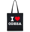 Эко-сумка I love Odesa Черный фото