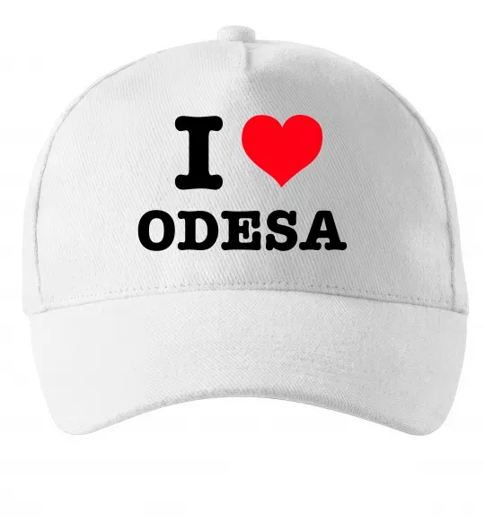 Кепка I love Odesa Белый фото