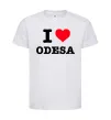 Детская футболка I love Odesa Белый фото