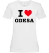 Женская футболка I love Odesa Белый фото