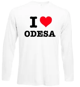 Лонгслив Odesa Ukraine Белый фото Лонгслив Odesa Ukraine Белый фото