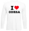 Лонгслів I love Odesa Білий фото