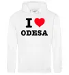 Жіноча толстовка (худі) I love Odesa Білий Жіноча толстовка (худі) I love Odesa Білий фото