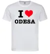 Мужская футболка I love Odesa Белый фото