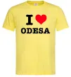 Мужская футболка I love Odesa Лимонный фото