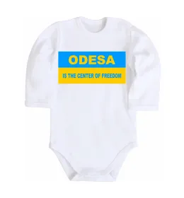 Дитячий бодік Odesa center of freedom Білий фото