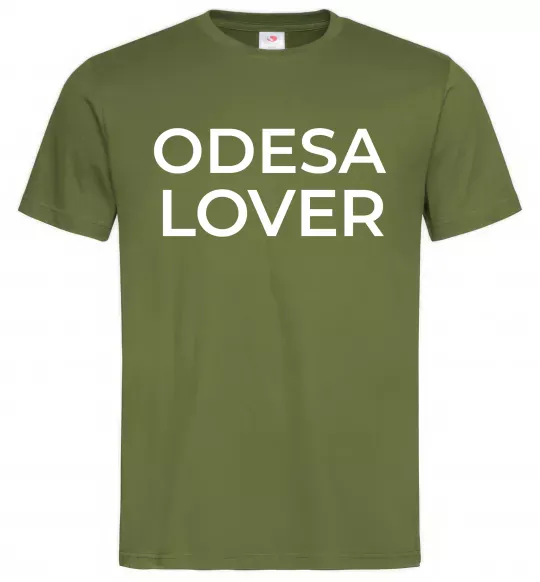 Чоловіча футболка Odesa lover Оливковий фото