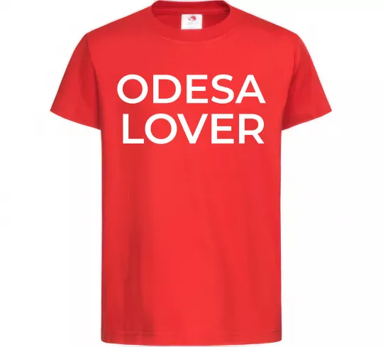 Детская футболка Odesa lover Красный фото
