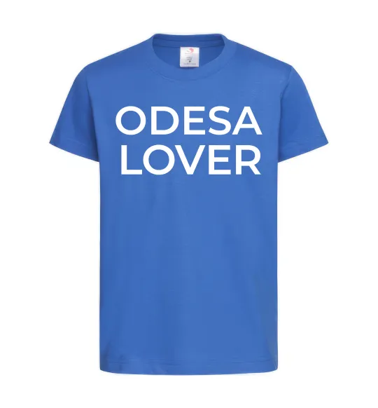 Детская футболка Odesa lover Ярко-синий фото
