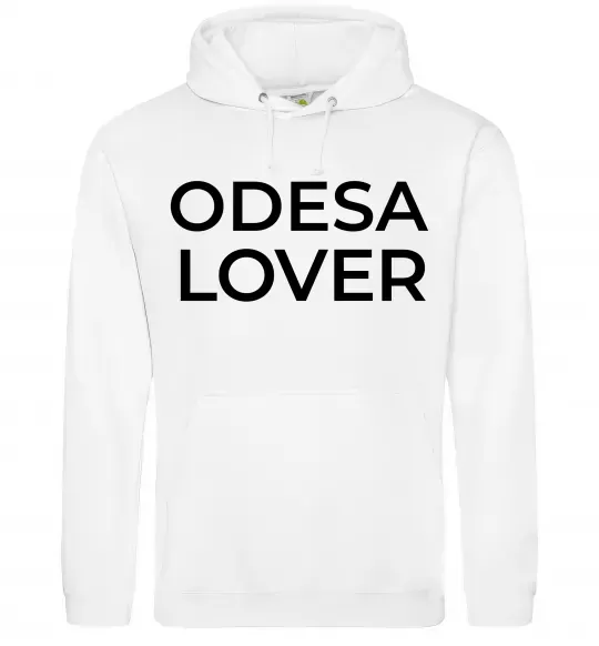 Мужская толстовка (худи) Odesa lover Белый фото