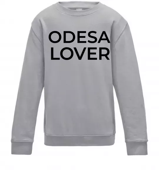 Детский Свитшот Odesa lover Серый меланж фото