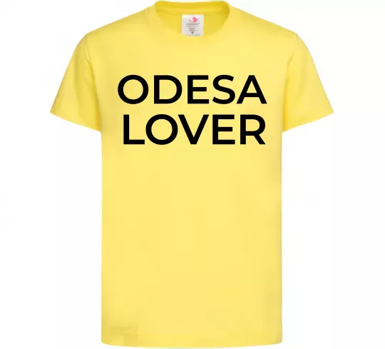 Детская футболка Odesa lover Лимонный фото