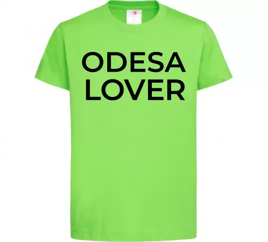 Детская футболка Odesa lover Лаймовый фото