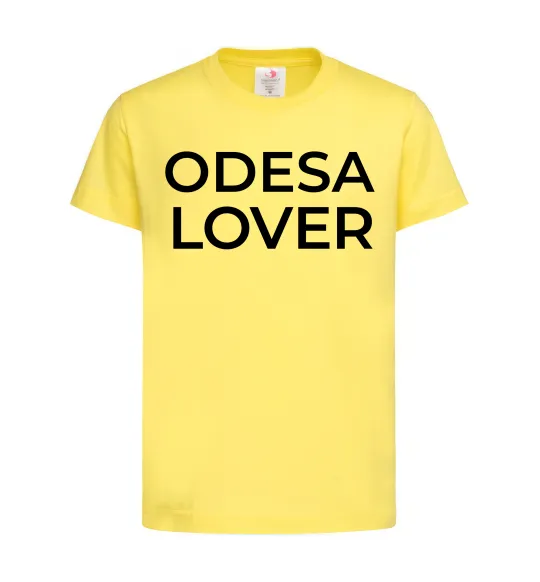 Детская футболка Odesa lover Лимонный фото
