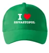 Кепка I love Sevastopol Зелений фото