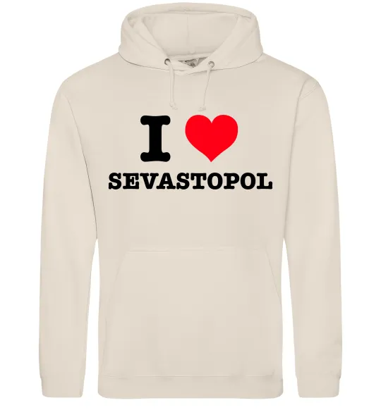 Мужская толстовка (худи) I love Sevastopol Таш фото