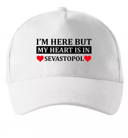 Кепка My heart in Sevastopol Белый фото
