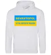 Жіноча толстовка (худі) Sevastopol center of freedom Сірий меланж фото