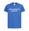 Детская футболка Sevastopol lover Ярко-синий фото