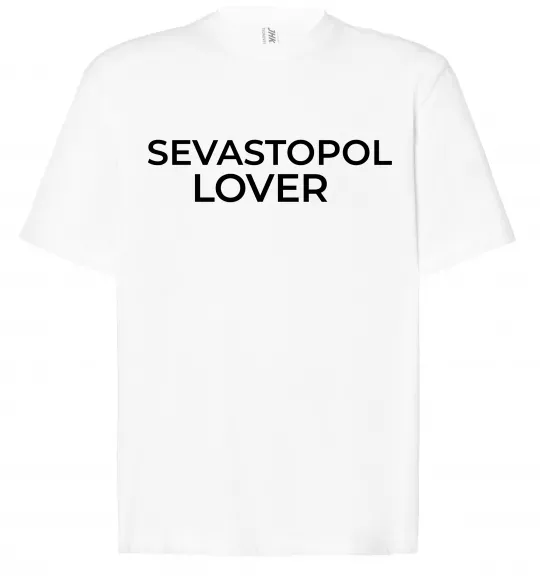 Футболка Оверсайз Sevastopol lover Білий фото