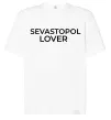 Футболка Оверсайз Sevastopol lover Білий фото