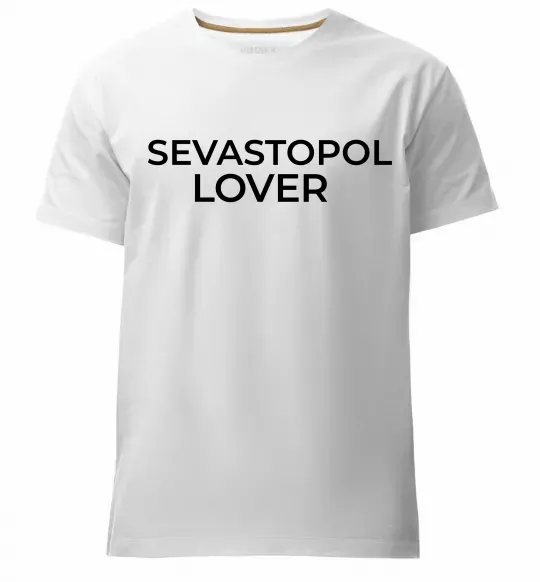 Мужская премиум футболка Sevastopol lover Белый фото