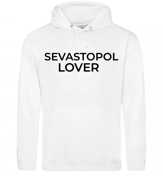 Мужская толстовка (худи) Sevastopol lover Белый фото