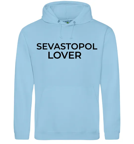 Мужская толстовка (худи) Sevastopol lover Голубой фото