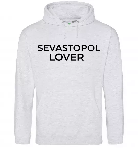 Женская толстовка (худи) Sevastopol lover Серый меланж фото