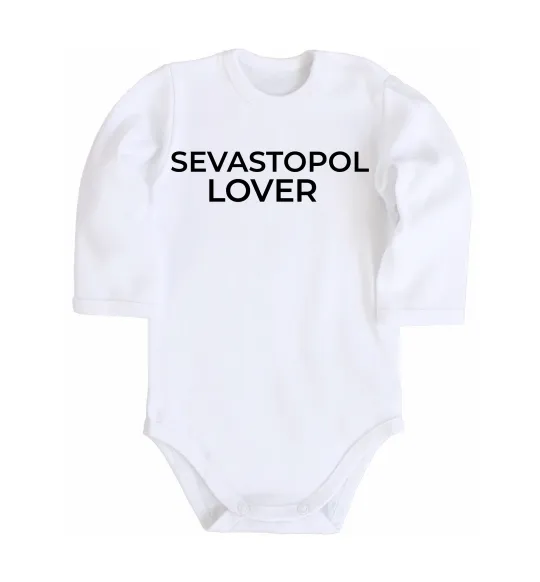 Дитячий бодік Sevastopol lover Білий фото
