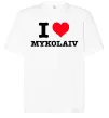 Футболка Оверсайз I love Mykolaiv Белый Футболка Оверсайз I love Mykolaiv Белый фото