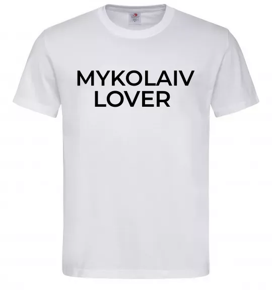 Чоловіча футболка Mykolaiv lover Білий фото