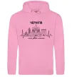 Мужская толстовка (худи) Чернігів моє рідне місто Розовый фото