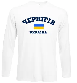 Лонгслив Chernihiv lover Белый фото