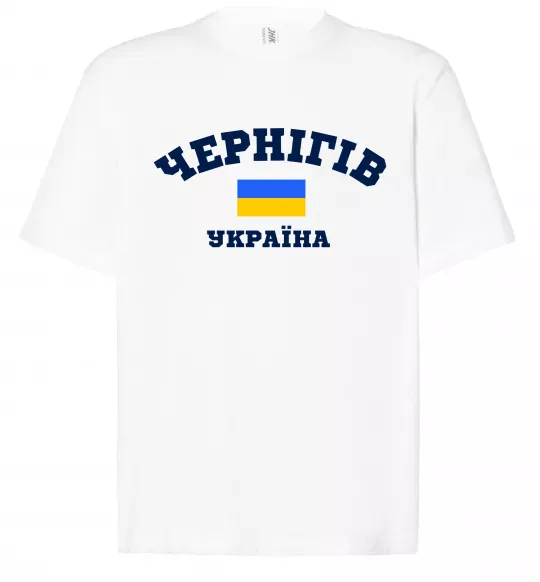 Футболка Оверсайз Чернігів Україна Белый фото