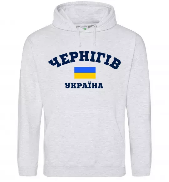 Жіноча толстовка (худі) Чернігів Україна Сірий меланж фото